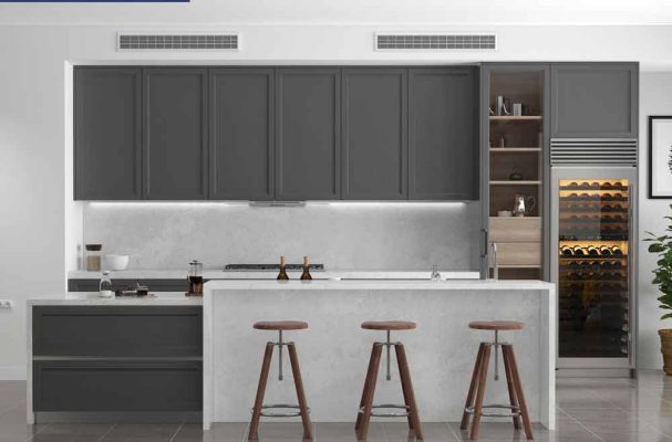 Thiết kế không gian bếp theo phong cách cổ điển và hiện đại Rustic 
