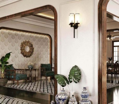 Đồ nội thất đẹp kết hợp với sự tinh xảo trong thiết kế phong cách Indochine